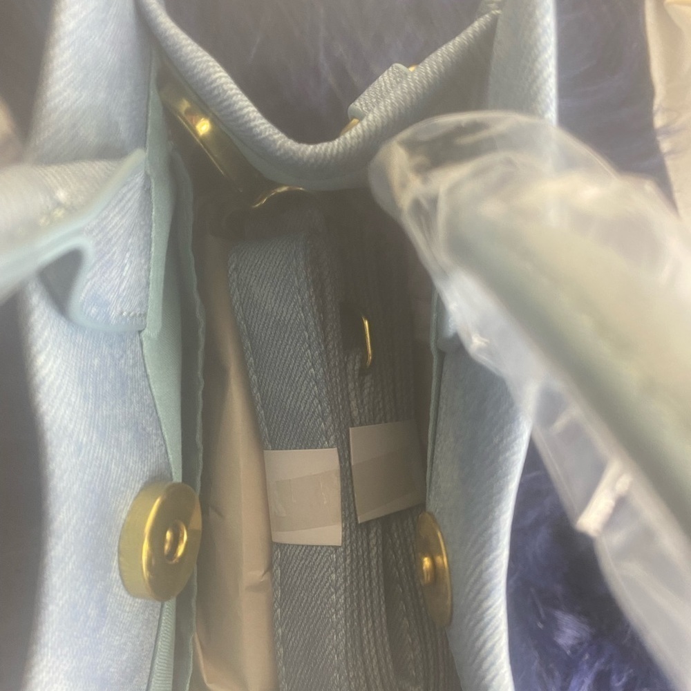 Brandon Blackwood blue denim esr tote - Picture 3 of 3